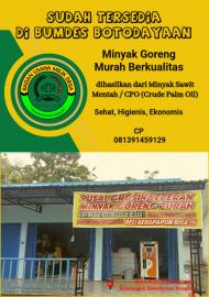 Solusi Dapur Warga: BUMDes Botodayaan Hadirkan Minyak Goreng Curah Berkualitas